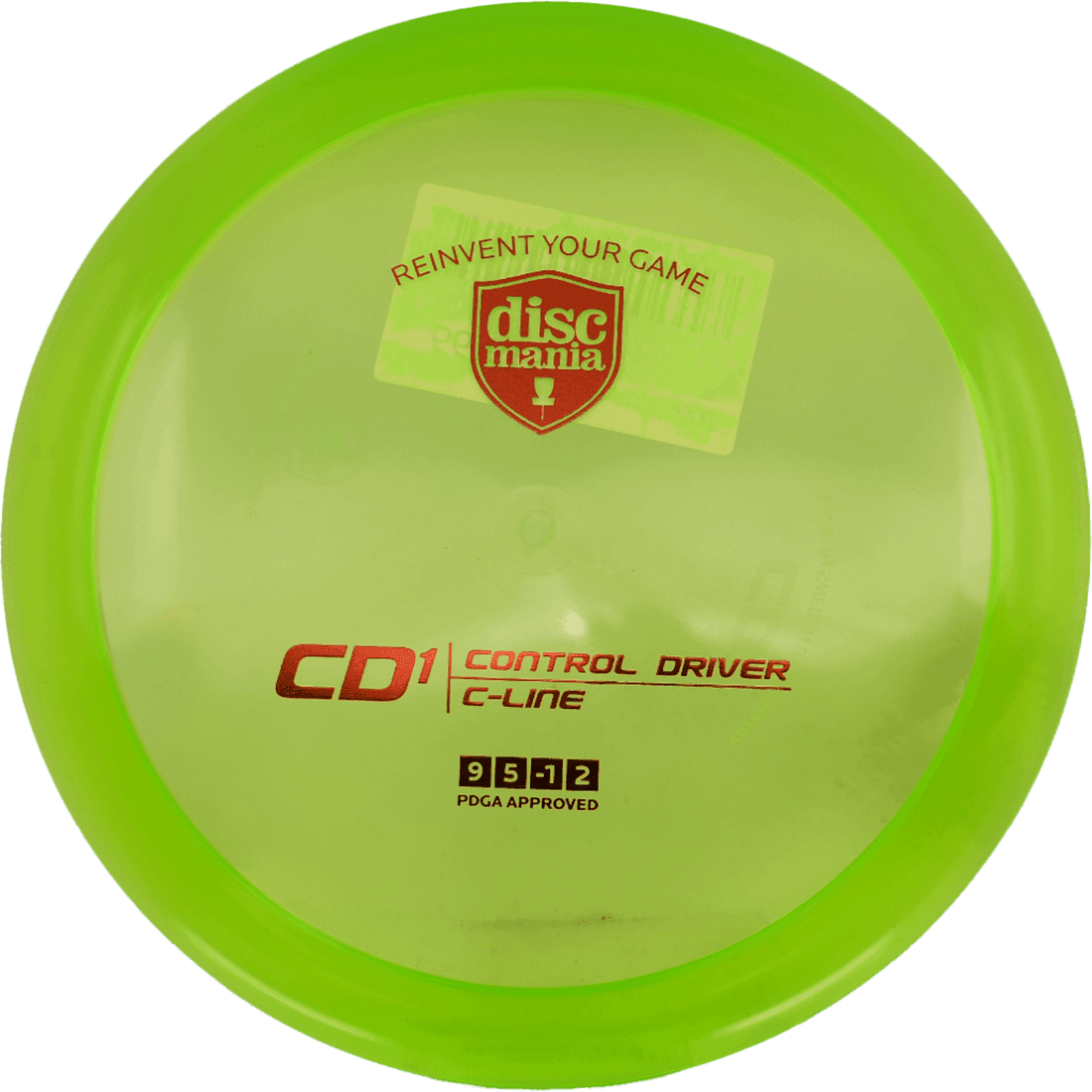172g - Lime (Red Foil) C - Line Discmania CD1 - Skyline Disc Golf
