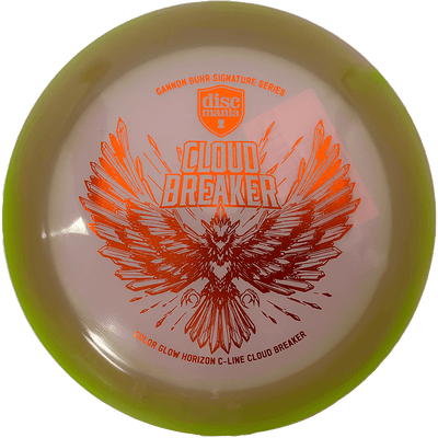 Discmania Cloud Breaker Discmania Cloud Breaker - Color Glow Horizon C-Line - Gannon Burr Signature Series / 175g - Dirty Green (Orange Foil) - Skyline Disc Golf