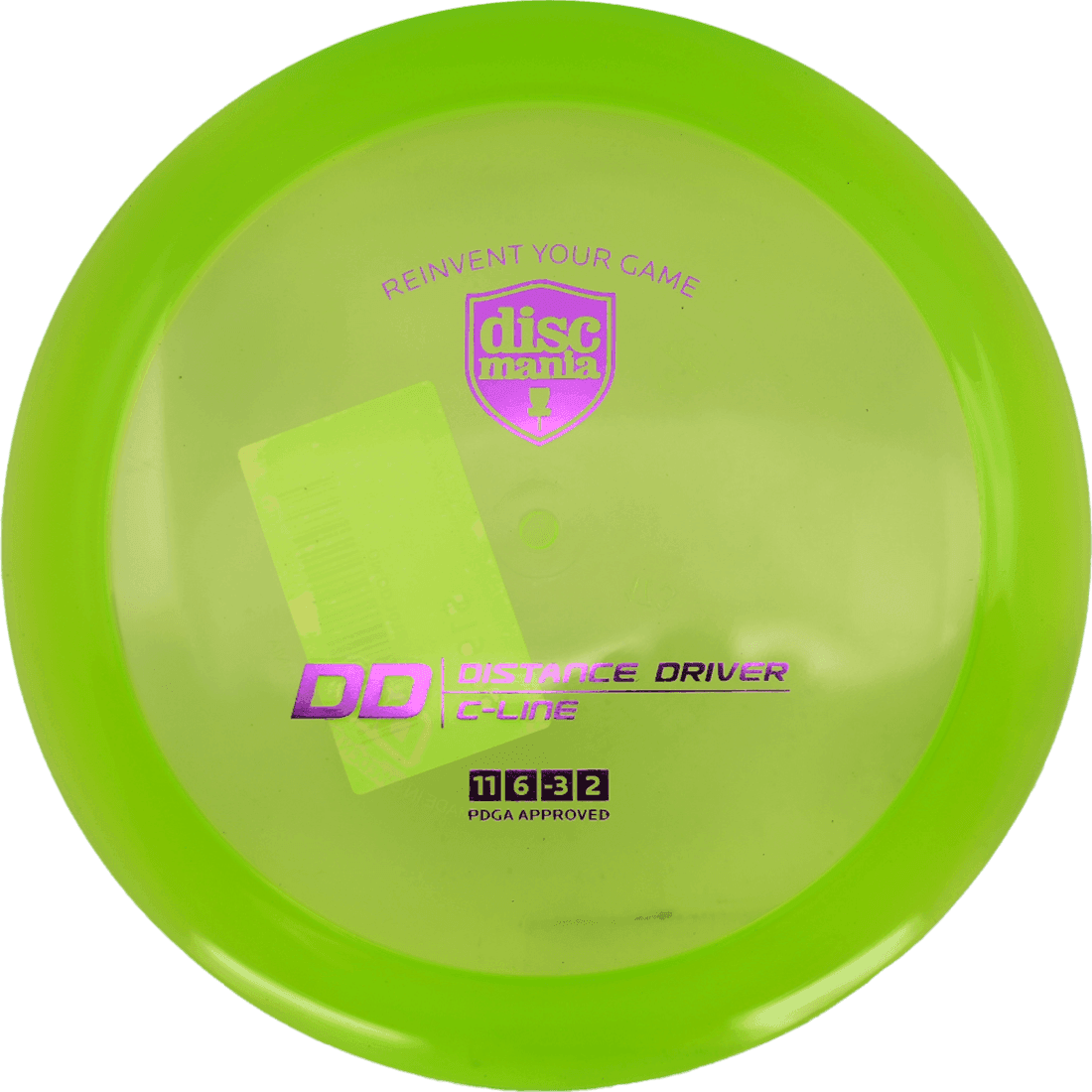 Discmania DD - C-Line / 173g - Lime (Magenta Foil)