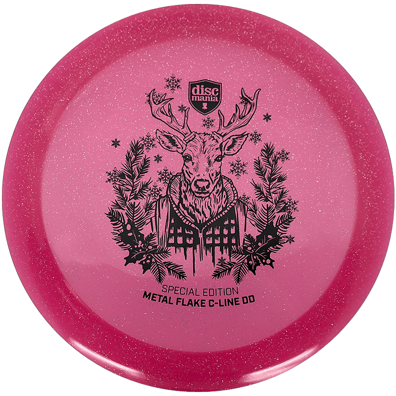 Discmania DD Discmania DD - Metal Flake C-Line / 175g - Red-ish Pink (Black) - Skyline Disc Golf