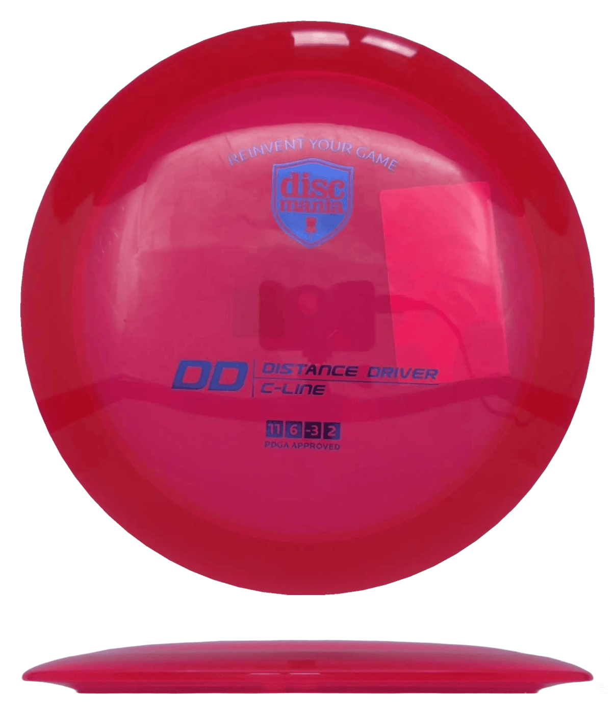 176g - Red (Blue Foil) C - Line Discmania DD - Skyline Disc Golf