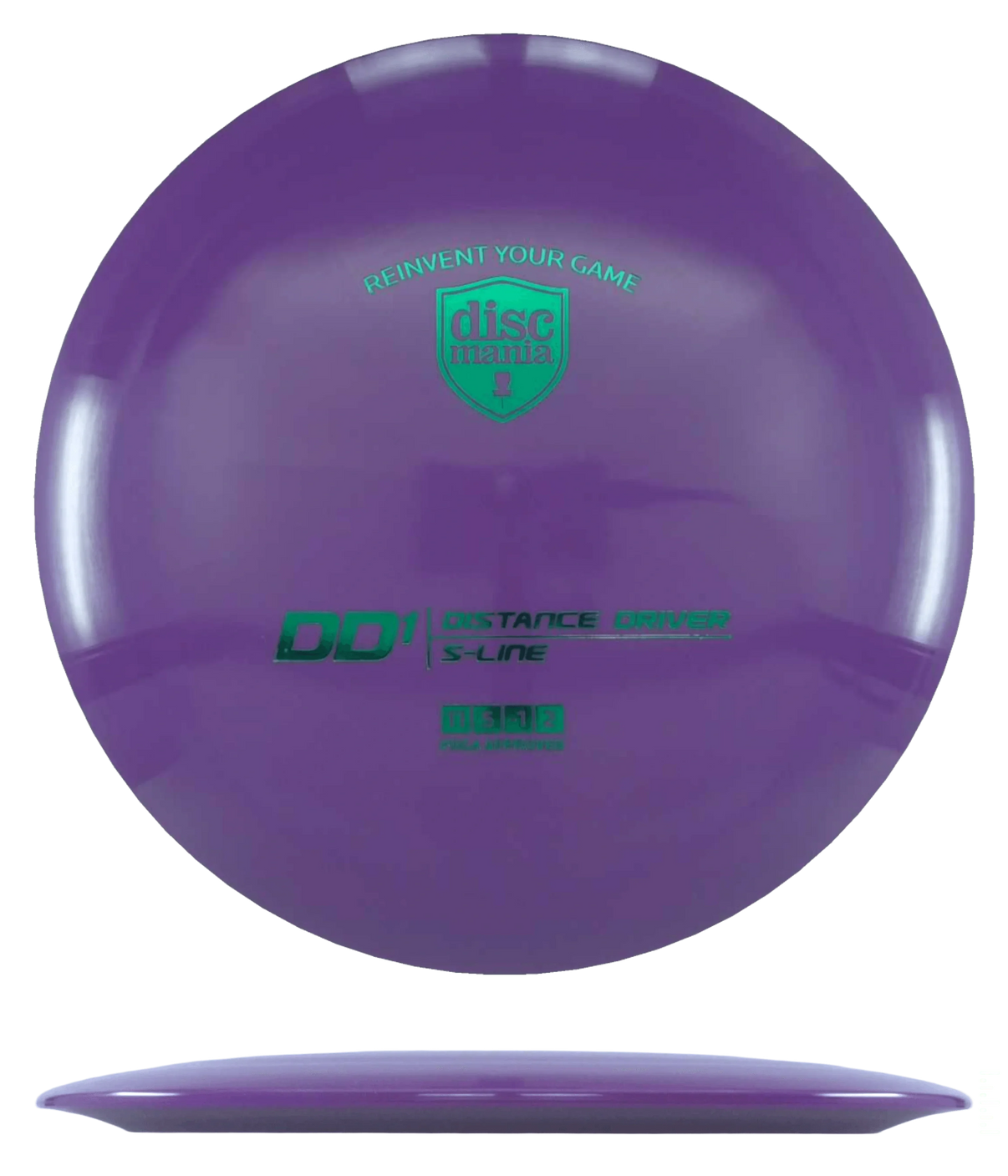 Discmania DD1 - S-Line / 173g - Purple (Green Foil) *007* - Skyline Disc Golf