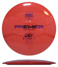Discmania DD1 - Q-Line / 166g - Red (Purple Foil) - Skyline Disc Golf