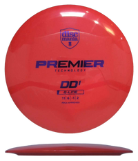Discmania DD1 - Q-Line / 173g - Red (Purple Foil) - Skyline Disc Golf