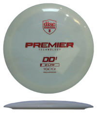Discmania DD1 - Q-Line / 173g - White (Red Foil) - Skyline Disc Golf