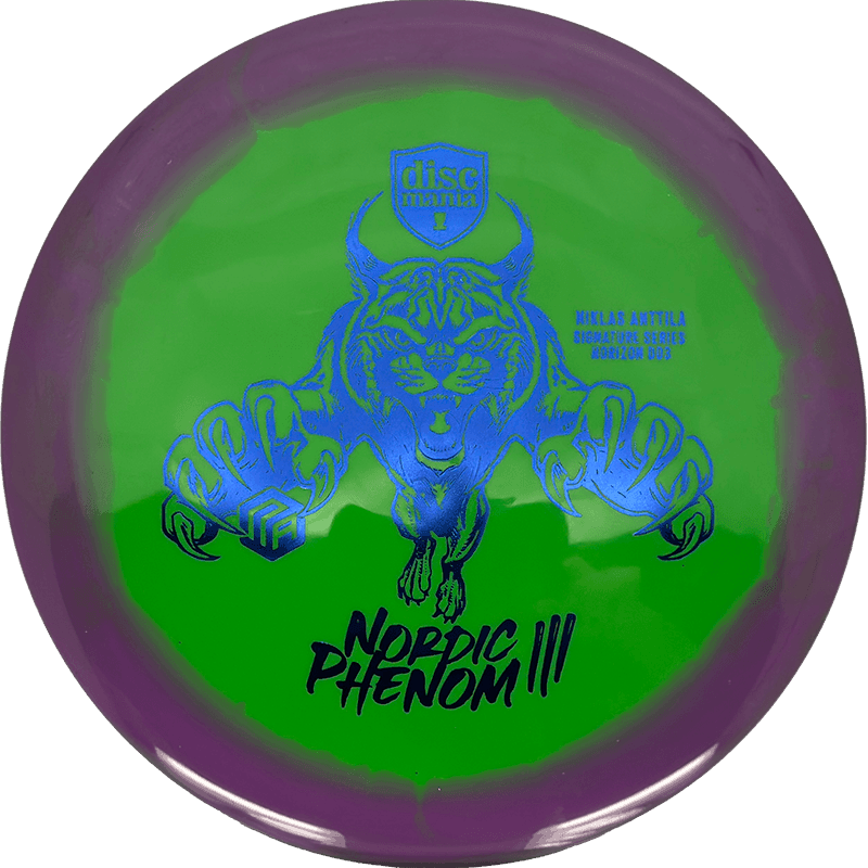 Discmania DD3 - Horizon S-Line - Niklas Anttila Signature Series / 173g - Lime w/ Purple Rim (Blue Foil - Nordic Phenom III) *1033*