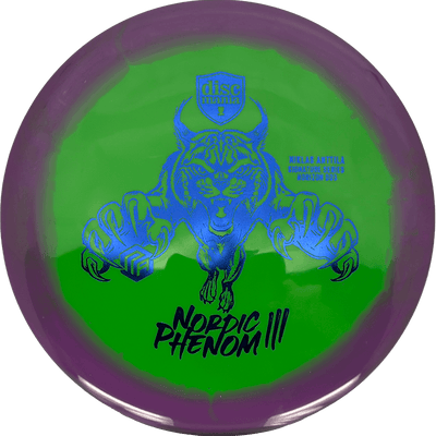 Discmania DD3 Discmania DD3 - Horizon S-Line - Niklas Anttila Signature Series / 173g - Lime w/ Purple Rim (Blue Foil - Nordic Phenom III) *1033* - Skyline Disc Golf