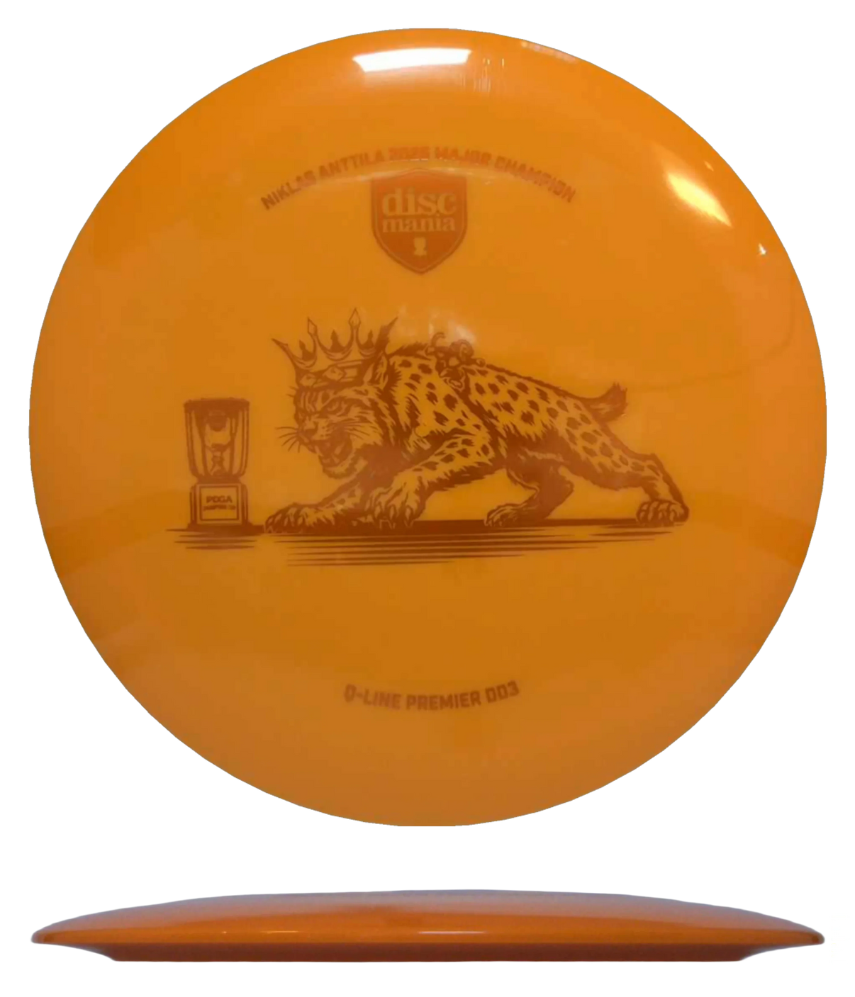 Discmania DD3 - Q-Line / 175g - Orange (Orange Foil - Niklas Anttila 2026 Major Champion) - Skyline Disc Golf
