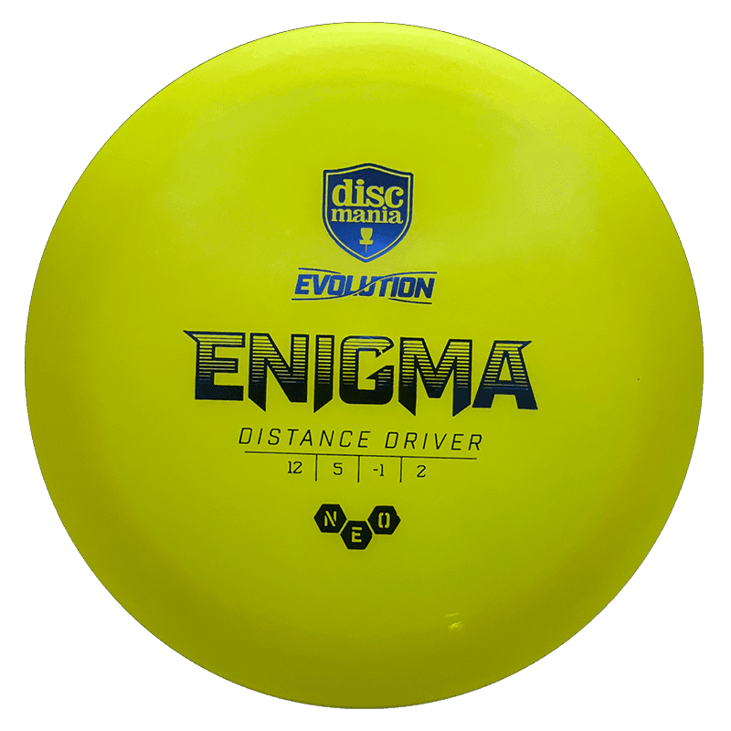 173g - Yellow (Blue Foil) Neo Discmania Enigma - Skyline Disc Golf
