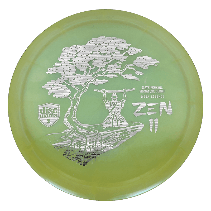 Discmania Essence Zen 2 - Nate Perkins Signature Series Discmania Essence Zen 2 - Nate Perkins Signature Series - Meta / 174g - Yellow (Silver Wood Grain) - Skyline Disc Golf