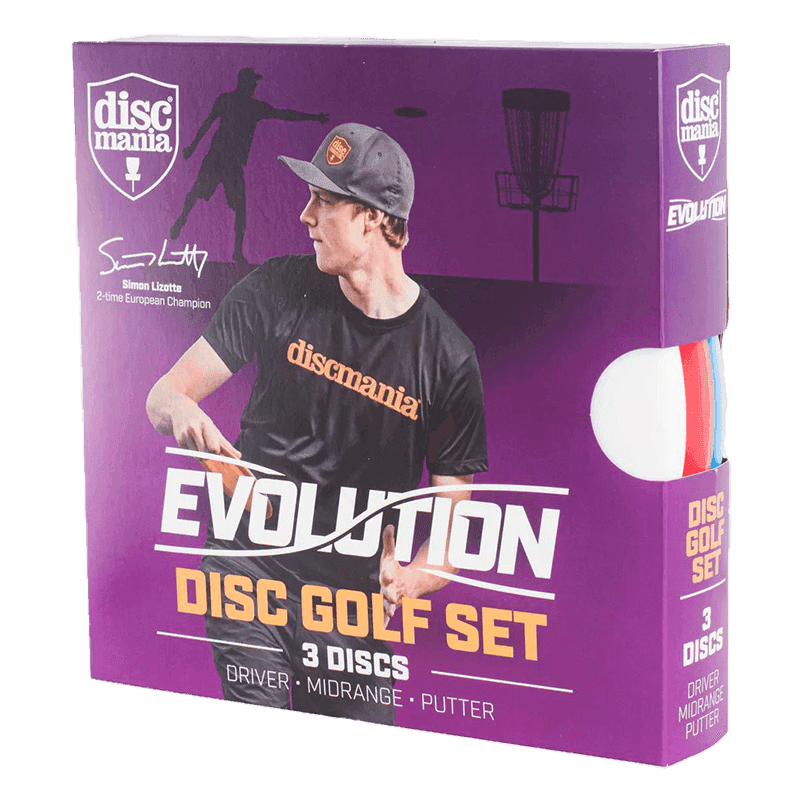 Discmania Evolution 3-Disc Box Set - Geo Evolution Disc Golf Set - Skyline Disc Golf