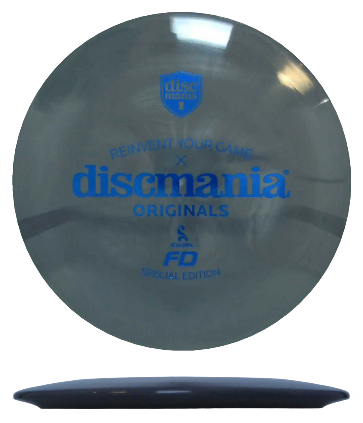 Discmania FD - Swirly S-Line / 174g - Gray (Blue Foil) - Skyline Disc Golf
