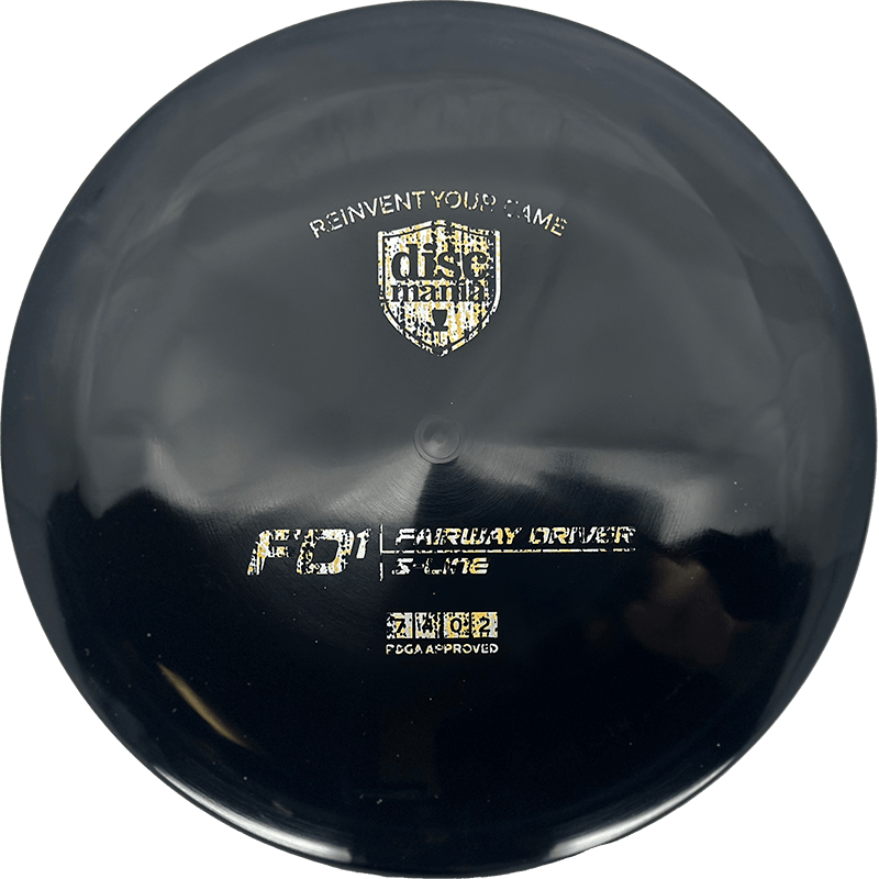 Discmania FD1 Discmania FD1 - S-Line / 171g - Black (Silver-ish Foil) - Skyline Disc Golf