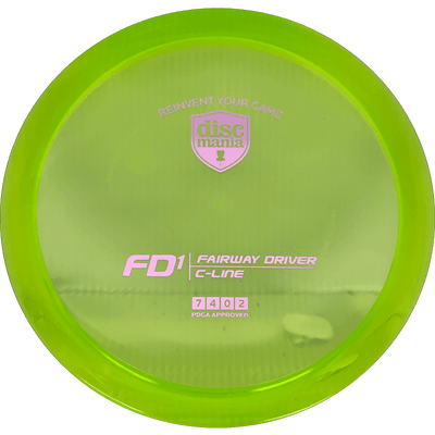 Discmania FD1 Discmania FD1 - C-Line / 172g - Green (Lavender Foil) - Skyline Disc Golf