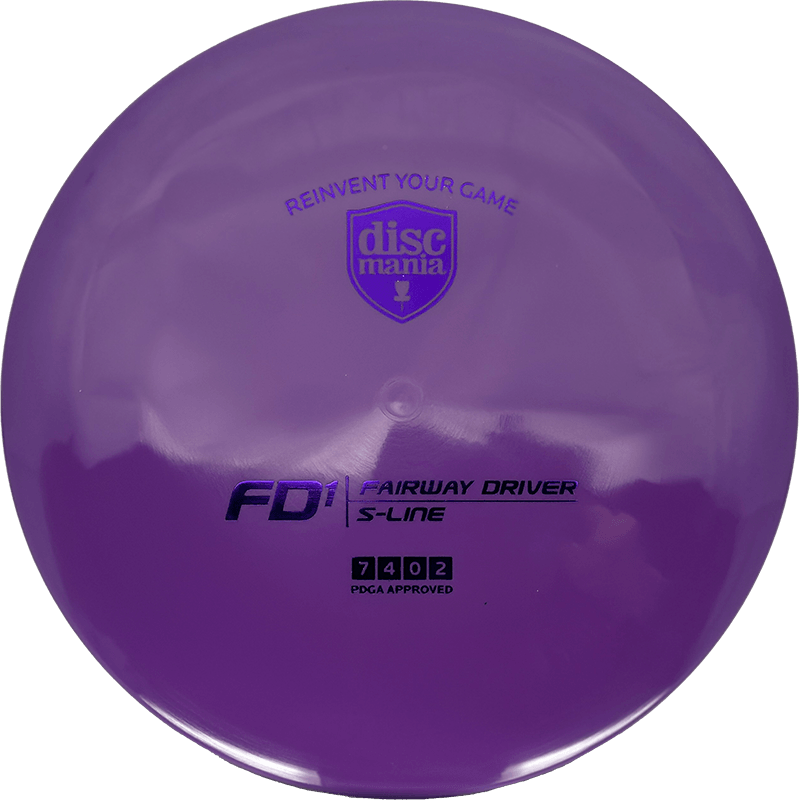 Discmania FD1 Discmania FD1 - S-Line / 172g - Purple (Royal Blue/Purple Foil) - Skyline Disc Golf