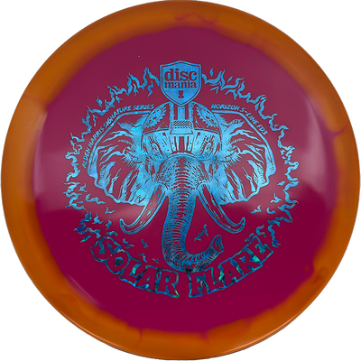 Discmania FD3 Discmania FD3 - Horizon S-Line / 175g - Magenta w/ Orange Rim (Blue Shatter) - Skyline Disc Golf