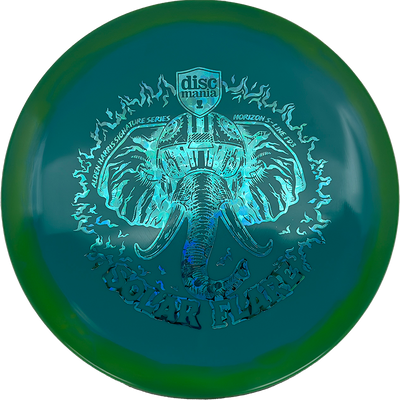 Discmania FD3 Discmania FD3 - Horizon S-Line / 175g - Blue Green w/ Green Rim (Blue Flowers) - Skyline Disc Golf