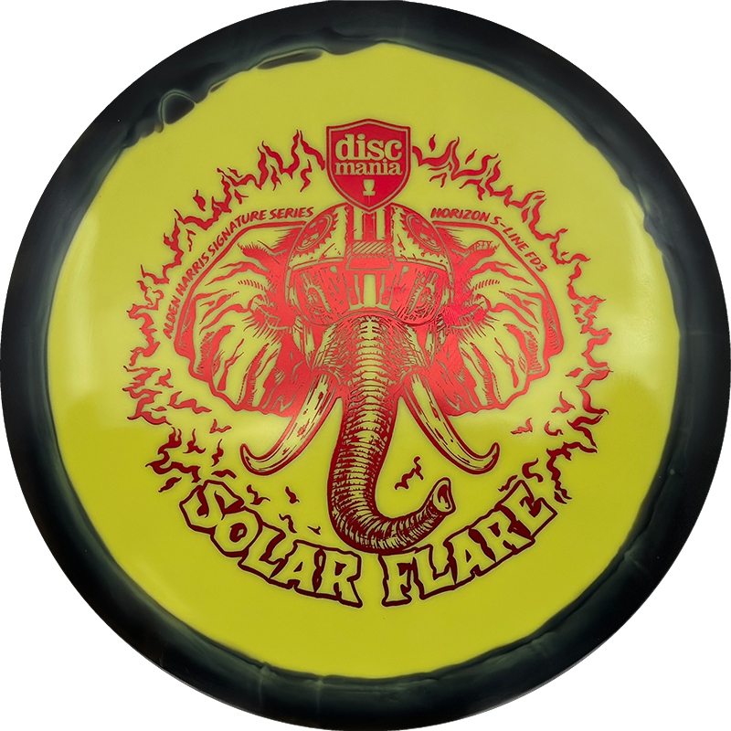 Discmania FD3 Discmania FD3 - Horizon S-Line / 173g - Yellow w/ Black Rim (Red Foil) - Skyline Disc Golf