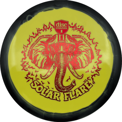 Discmania FD3 Discmania FD3 - Horizon S-Line / 173g - Yellow w/ Black Rim (Red Foil) - Skyline Disc Golf