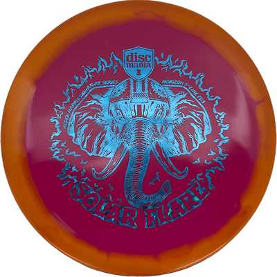 Discmania FD3 Discmania FD3 - Horizon S-Line / 175g - Magenta w/ Orange Rim (Blue Shatter) - Skyline Disc Golf