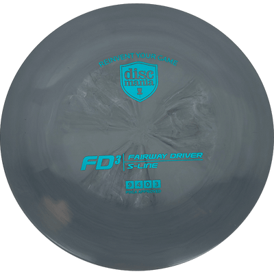 Discmania FD3 Discmania FD3 - S-Line / 169g - Gray (Teal Foil) - Skyline Disc Golf