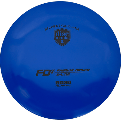 Discmania FD3 Discmania FD3 - S-Line / 175g - Blue (Black) - Skyline Disc Golf