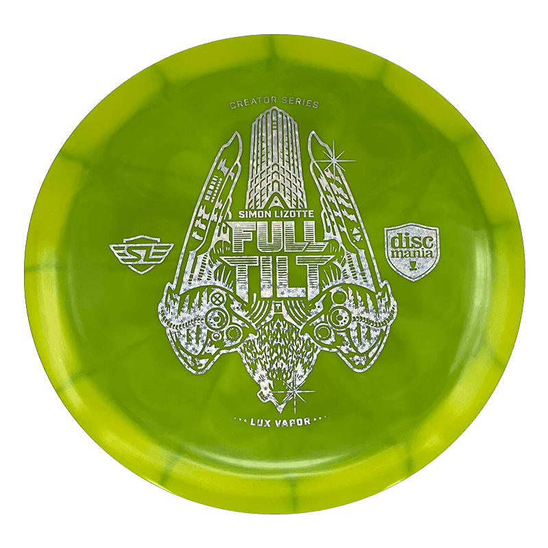 174g - Green (Silver Stars) Lux Vapor Discmania Full Tilt - Skyline Disc Golf