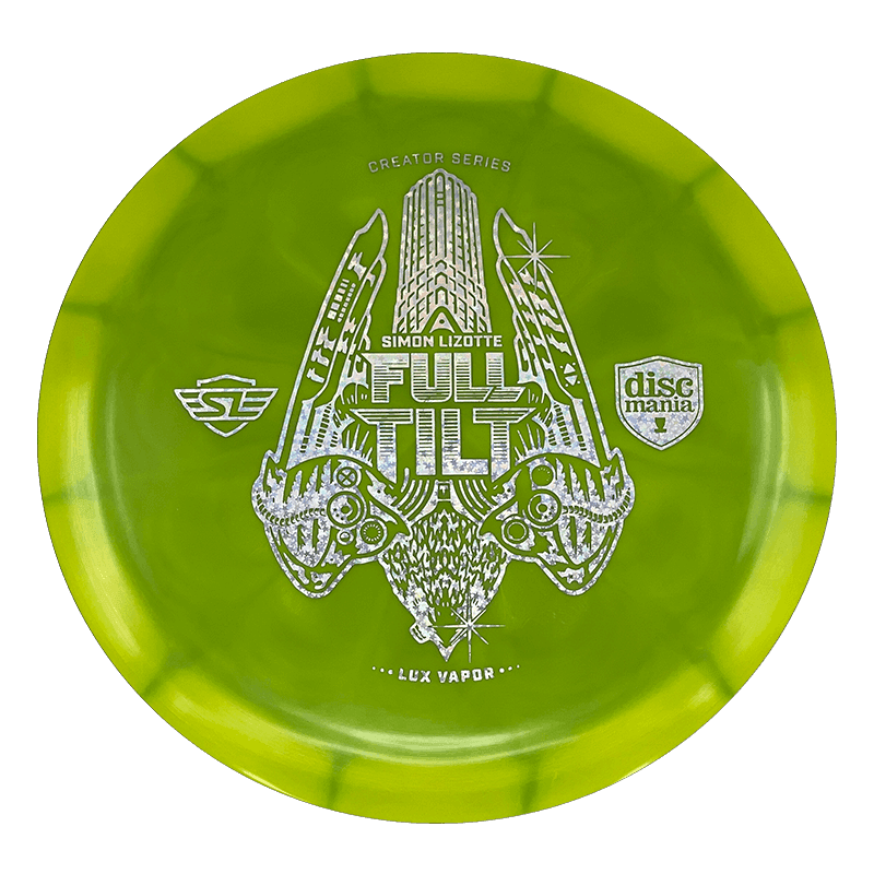 Discmania Full Tilt - Simon Lizotte Creator Series Discmania Full Tilt - Simon Lizotte Creator Series - Lux Vapor / 175g - Green (Silver Stars) *1065* - Skyline Disc Golf