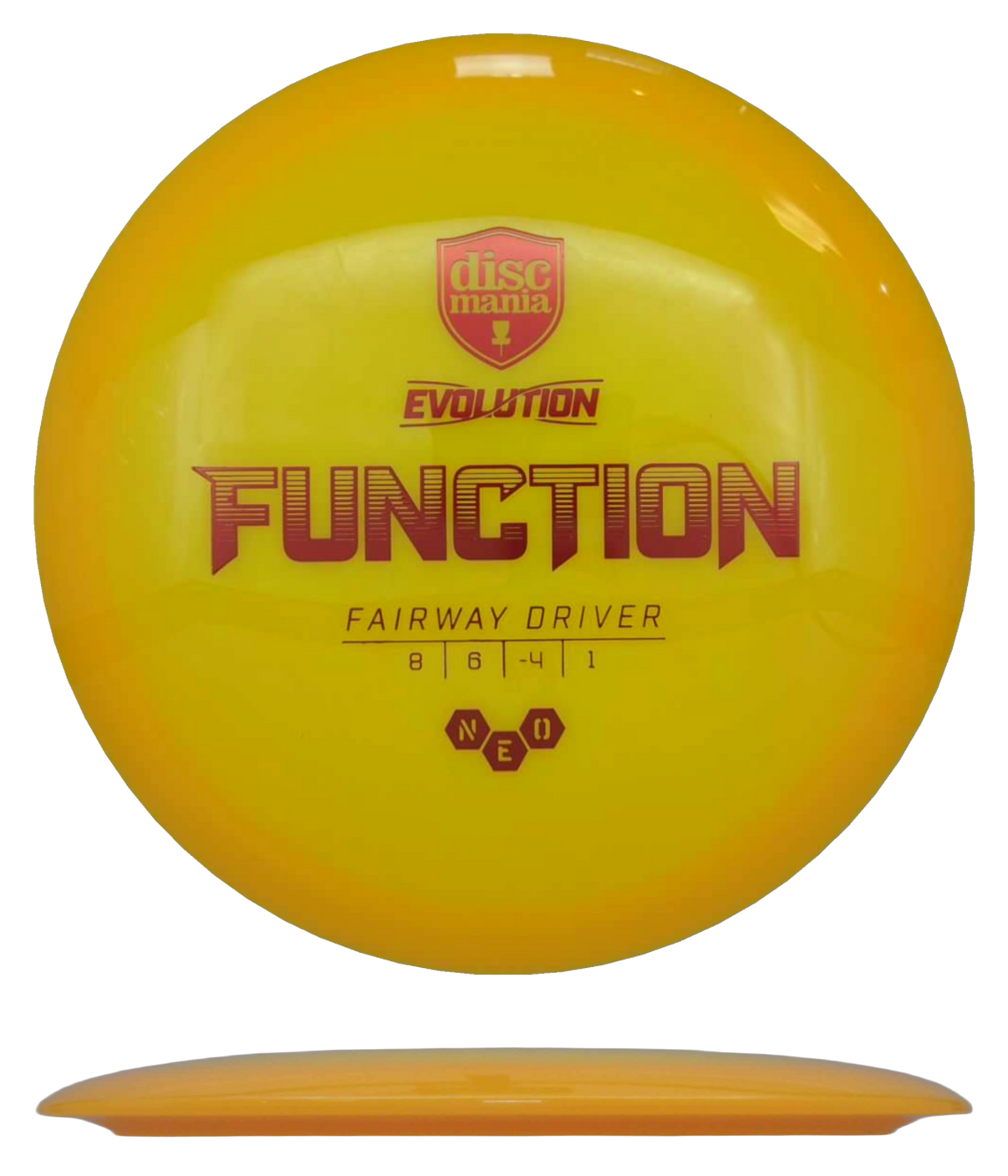 Discmania Function - Neo / 173g - Highlighter Green (Red Foil) *027* - Skyline Disc Golf