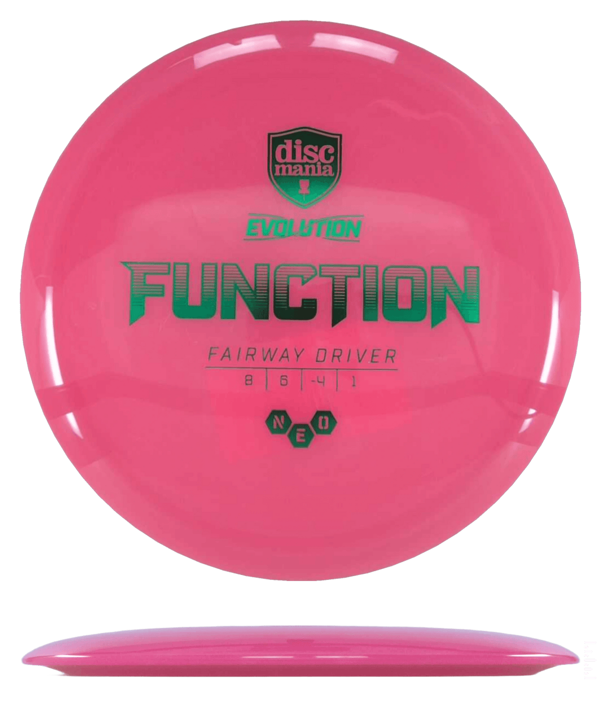175g - Rose (Green Foil) Neo Discmania Function - Skyline Disc Golf
