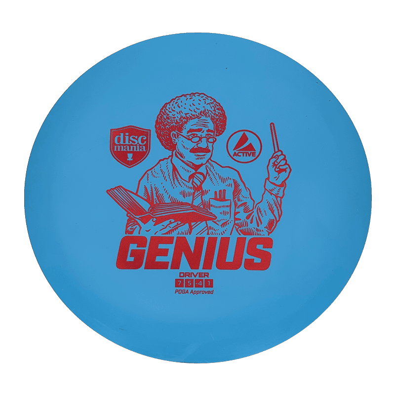 Discmania Genius - Active / 165-170g - Blue (Red Foil)