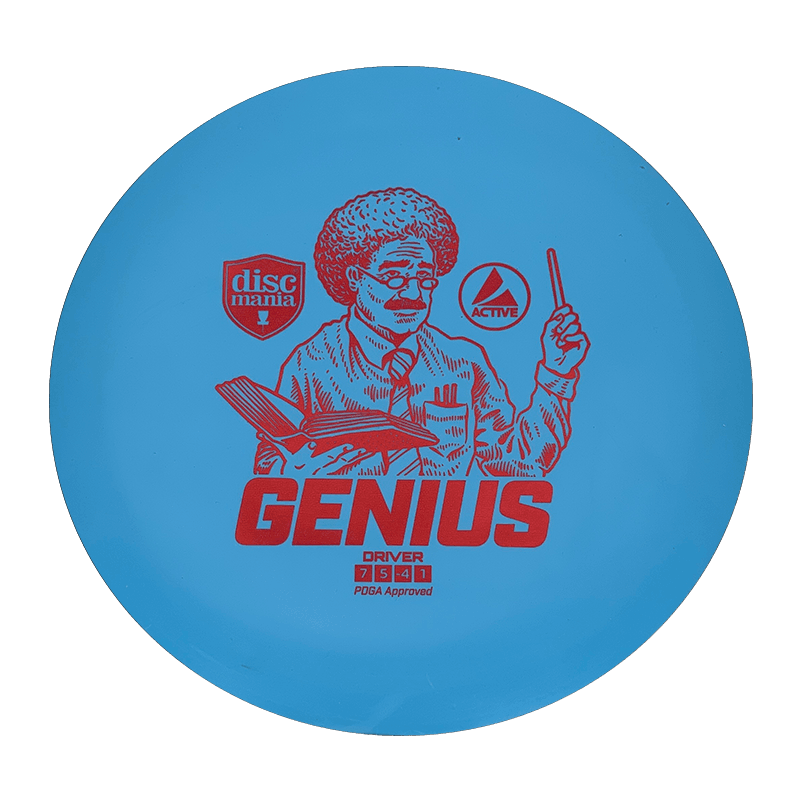 Discmania Genius Discmania Genius - Active / 165-170g - Blue (Red Foil) - Skyline Disc Golf