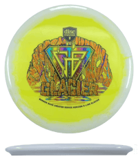 180g - Yellow w/ Cream Rim (Rainbow/Orange Foil) Horizon S - Line Discmania Glacier - Skyline Disc Golf
