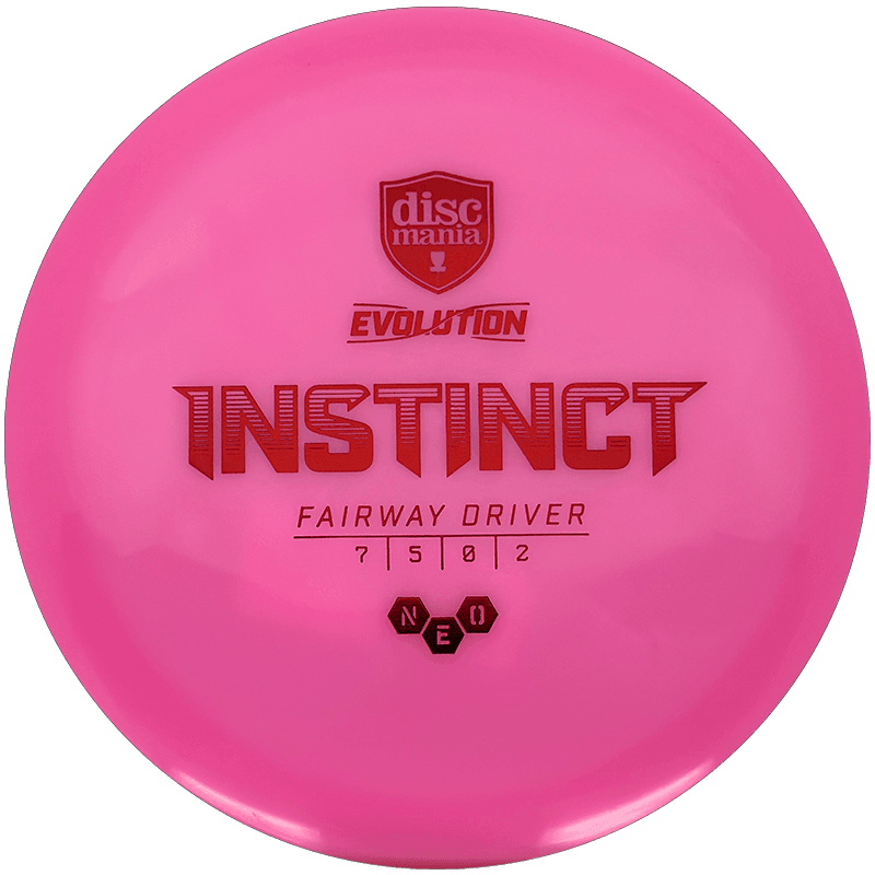173g - Pink (Red Foil) Neo Discmania Instinct - Skyline Disc Golf