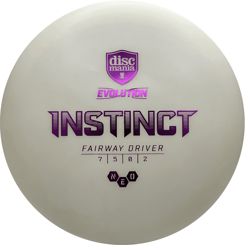 Discmania Instinct Discmania Instinct - Neo / 176g - White (Violet/Magenta Foil) - Skyline Disc Golf