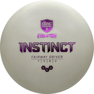 Discmania Instinct Discmania Instinct - Neo / 176g - White (Violet/Magenta Foil) - Skyline Disc Golf