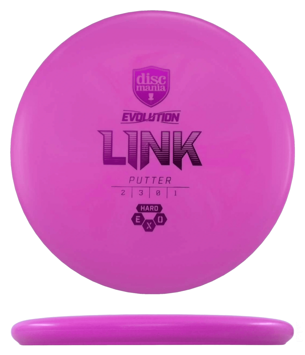 173g - Pink (Magenta Foil) *095* EXO Hard Discmania Link - Skyline Disc Golf