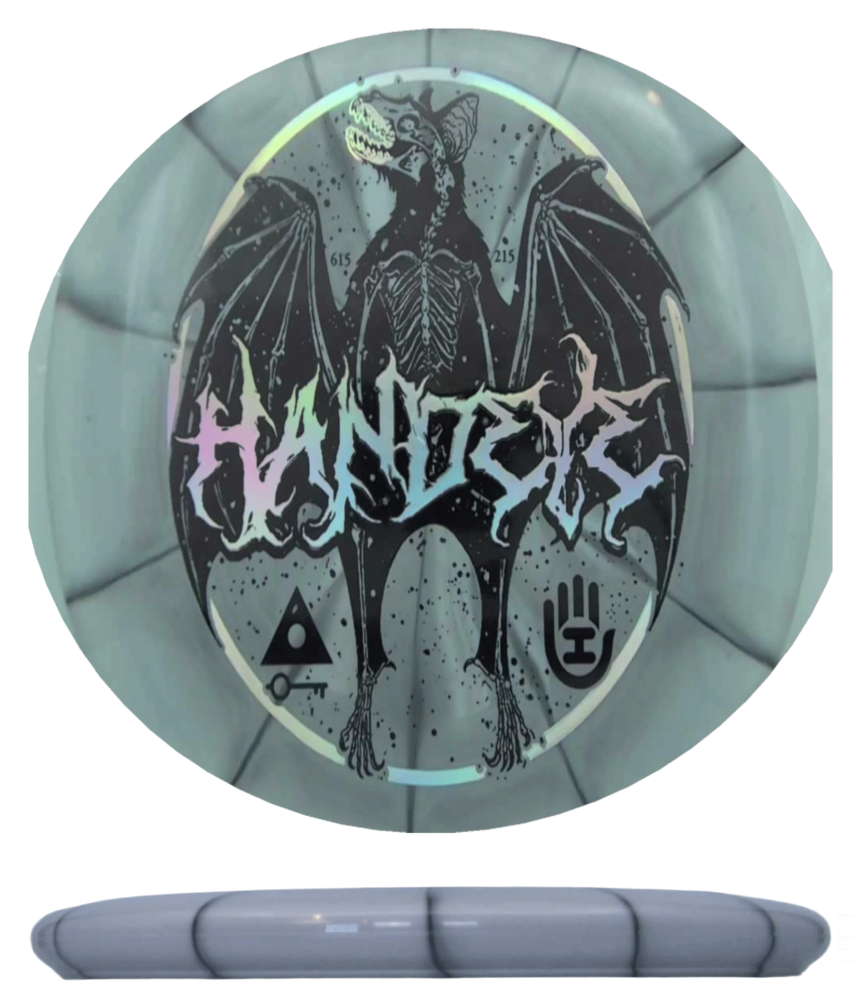 Discmania Link - Lux Vapor / 174g - Gray Burst (Black/Chrome - HSCo Bat) - Skyline Disc Golf