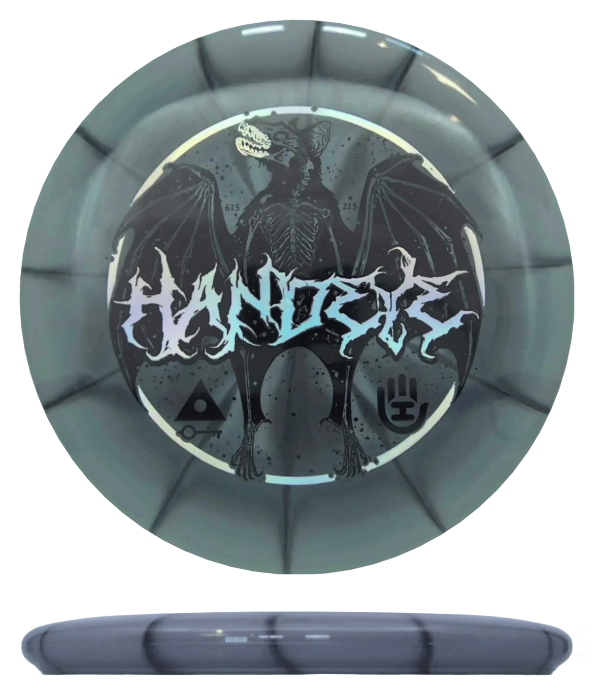 Discmania Link - Lux Vapor / 173g - Gray Burst (Black/Chrome - HSCo Bat) - Skyline Disc Golf