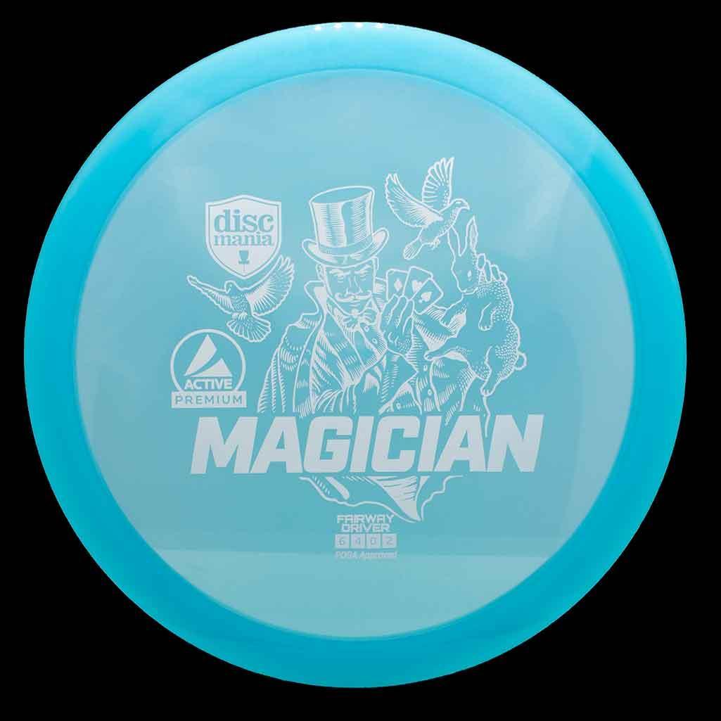 Discmania Magician Discmania Magician - Active Premium / 165-170g - Blue (White) - Skyline Disc Golf