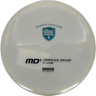 Discmania MD1 Discmania MD1 - C Line / 173g - White (Blue Green Foil) *1045* - Skyline Disc Golf