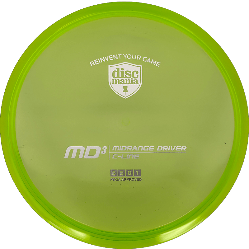 Discmania MD3 Discmania MD3 - C Line / 177g - Lime Green (Silver) - Skyline Disc Golf