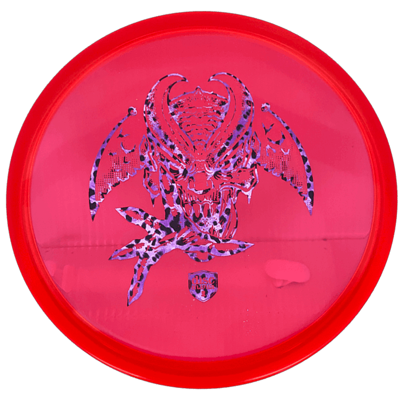 Discmania MD3 - C Line / 180g - Red (Purple/Black Cheetah Print - Les White Zombie Gremlin)