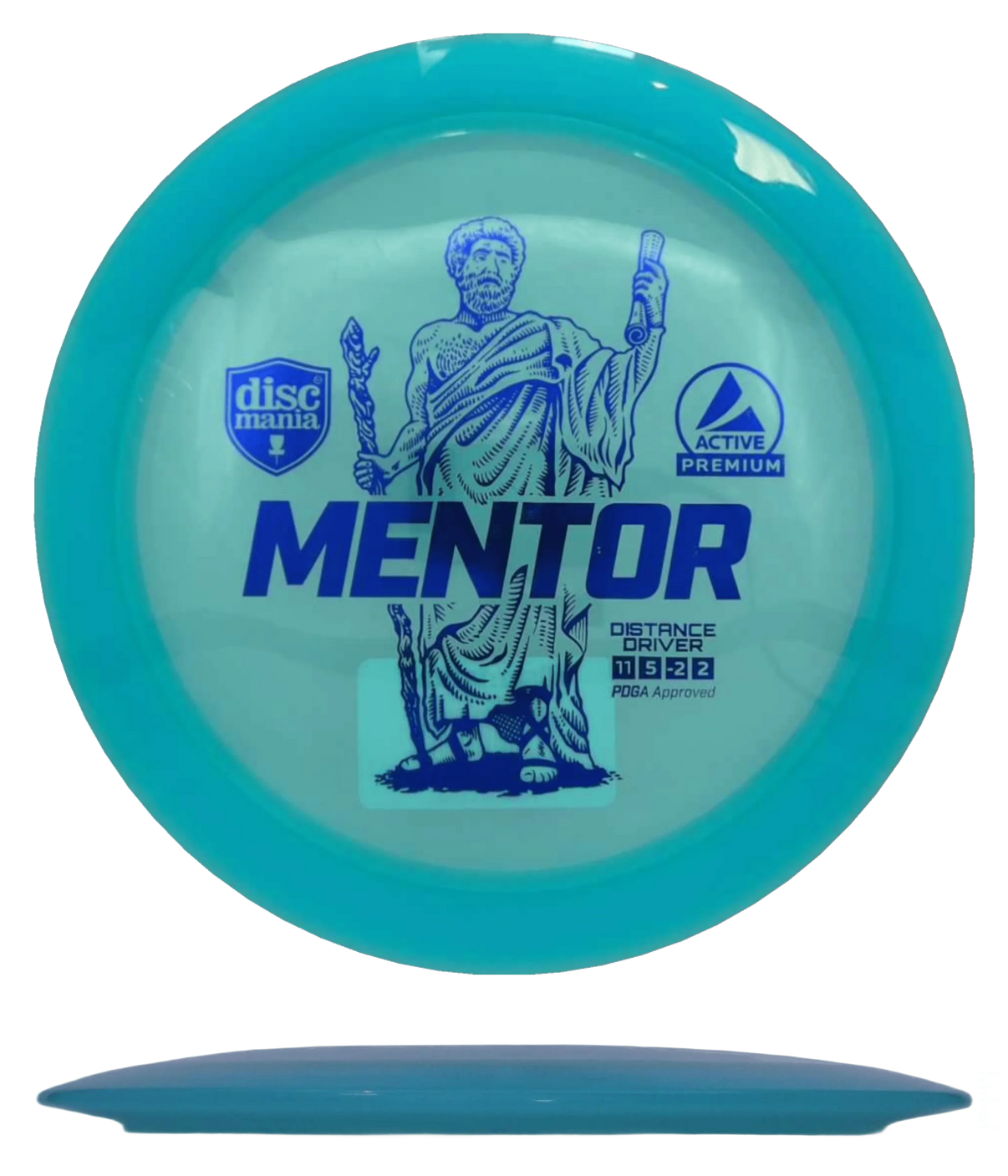 Discmania Mentor - Active Premium / 165-69g - Blue (Blue Foil) *188* - Skyline Disc Golf