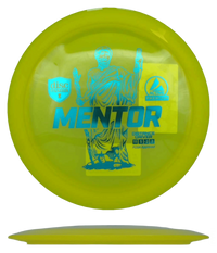 Discmania Mentor - Active Premium / 165-69g - Yellow (Blue Foil) *331* - Skyline Disc Golf