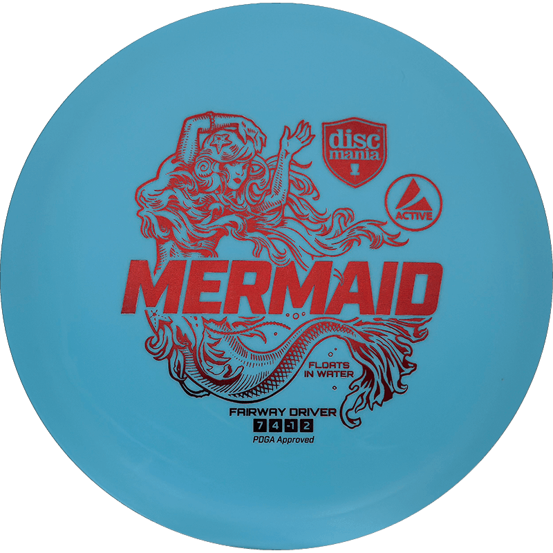 Discmania Mermaid - Active / 165-170g - Light Blue (Red Foil)