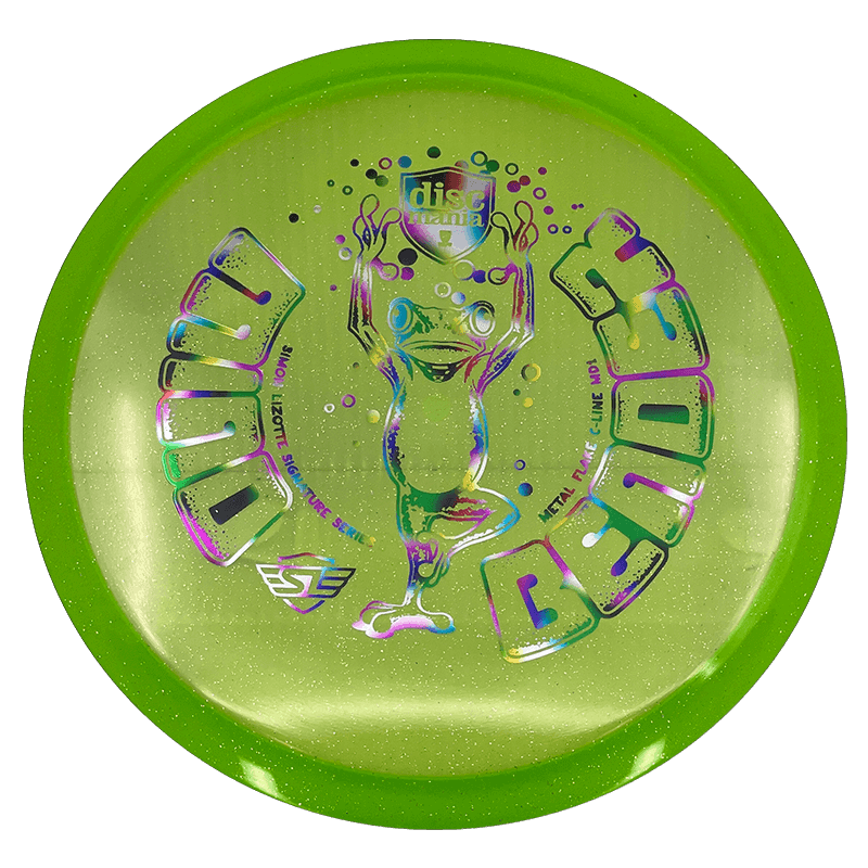 Discmania Mind Bender MD1 - Simon Lizotte Signature Series Discmania Mind Bender MD1 - Simon Lizotte Signature Series - Metal Flake C-Line / 178g - Green Glitter (Jellybean) - Skyline Disc Golf