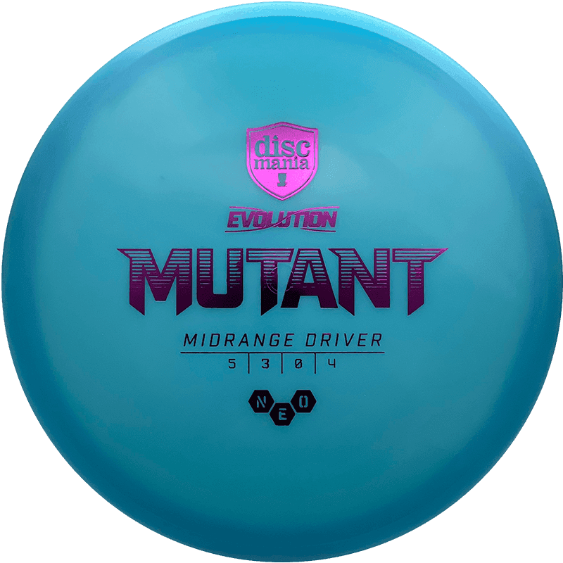 Discmania Mutant - Neo / 180g - Blue (Magenta Foil) - Skyline Disc Golf