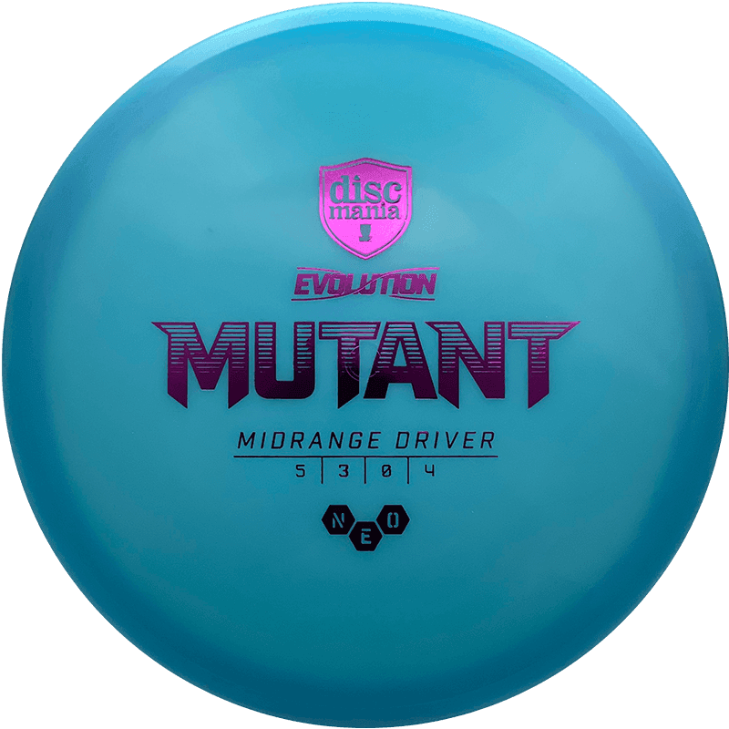 Discmania Mutant Discmania Mutant - Neo / 180g - Blue (Magenta Foil) - Skyline Disc Golf