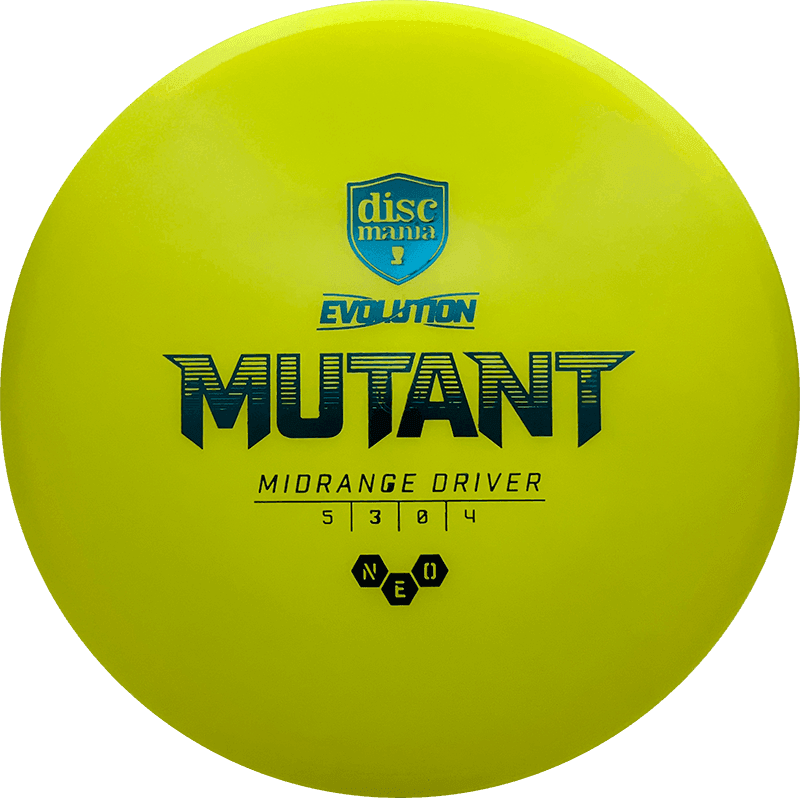 Discmania Mutant Discmania Mutant - Neo / 180g - Yellow (Green Foil) - Skyline Disc Golf